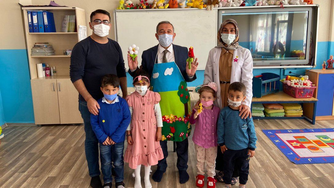 Halıköy İlkokulu Anasınıfı'na Ziyarette Bulunduk